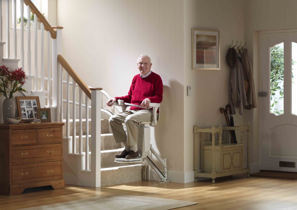 Martin Mobility installs curved stair lift