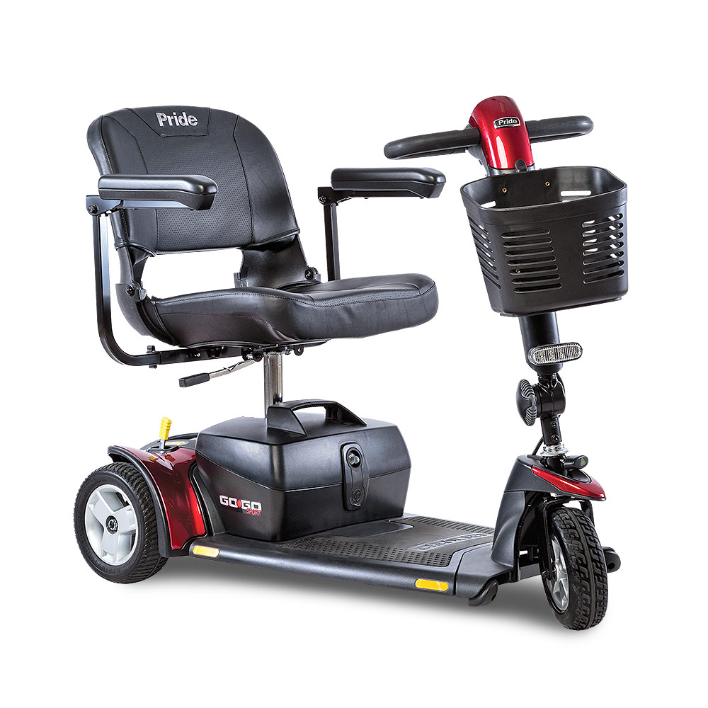 Pride Go Go Sport Mobility 3 Wheel - Martin Mobility - Scooters, Lift Stair Lifts