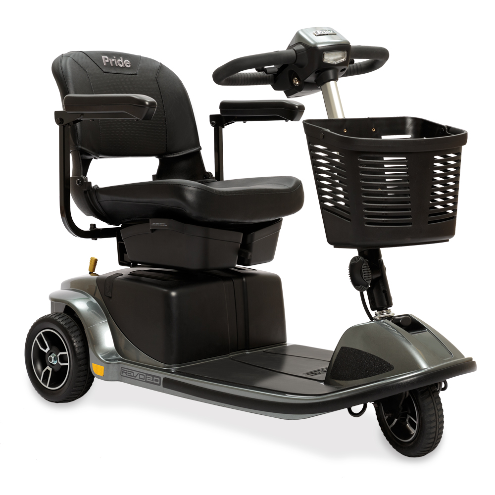 Pride Revo® 2.0 Mobility Scooter - 3 Wheel - Martin Mobility