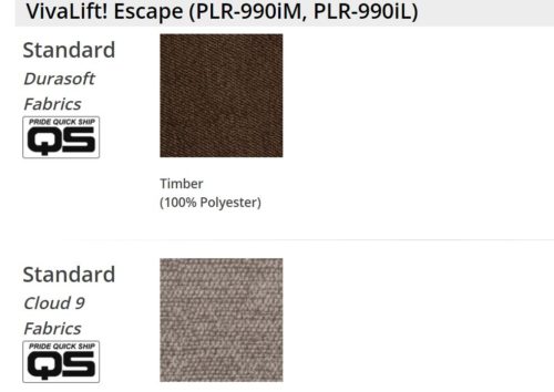 VivaLift Escape Fabrics